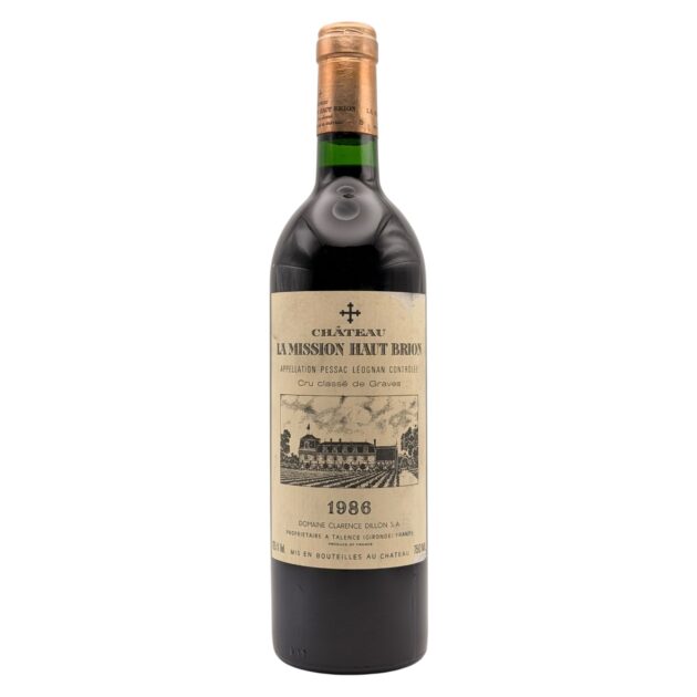 1986 Château La Mission Haut-Brion Pessac-Léognan Cru Classé de Graves Bordeaux 750ml bottle