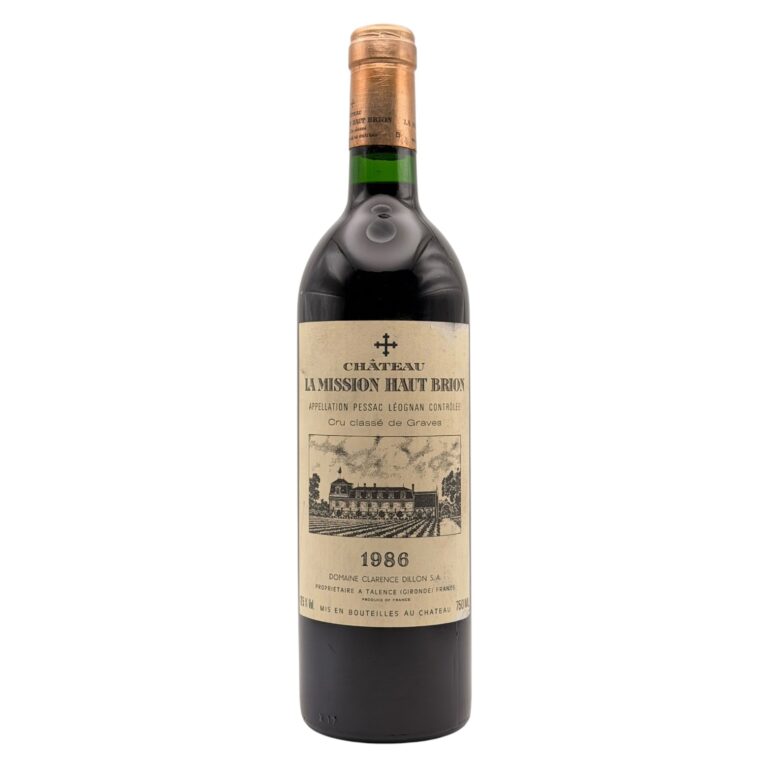 1986 Château La Mission Haut-Brion Pessac-Léognan Cru Classé de Graves Bordeaux 750ml bottle