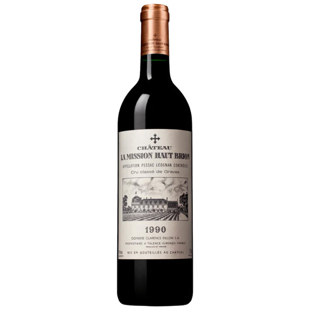 1990 Château La Mission Haut-Brion Pessac-Léognan Bordeaux 750ml rare vintage bottle