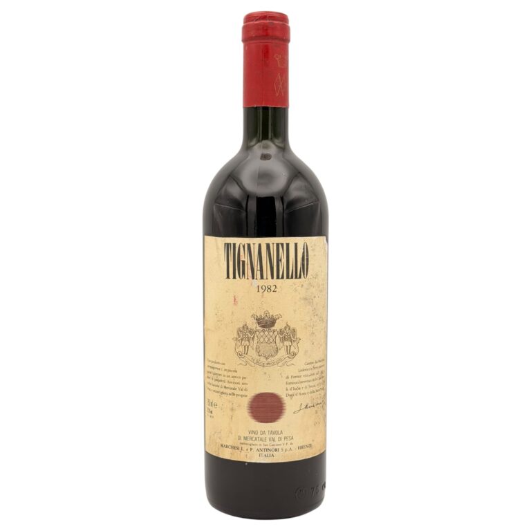 1982 Antinori Tignanello Vino da Tavola Toscana Super Tuscan wine 750ml bottle