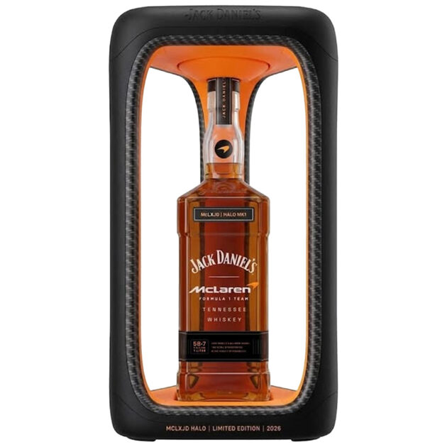Jack Daniel's McLaren HALO MK1 Limited Edition Whiskey 1L bottle