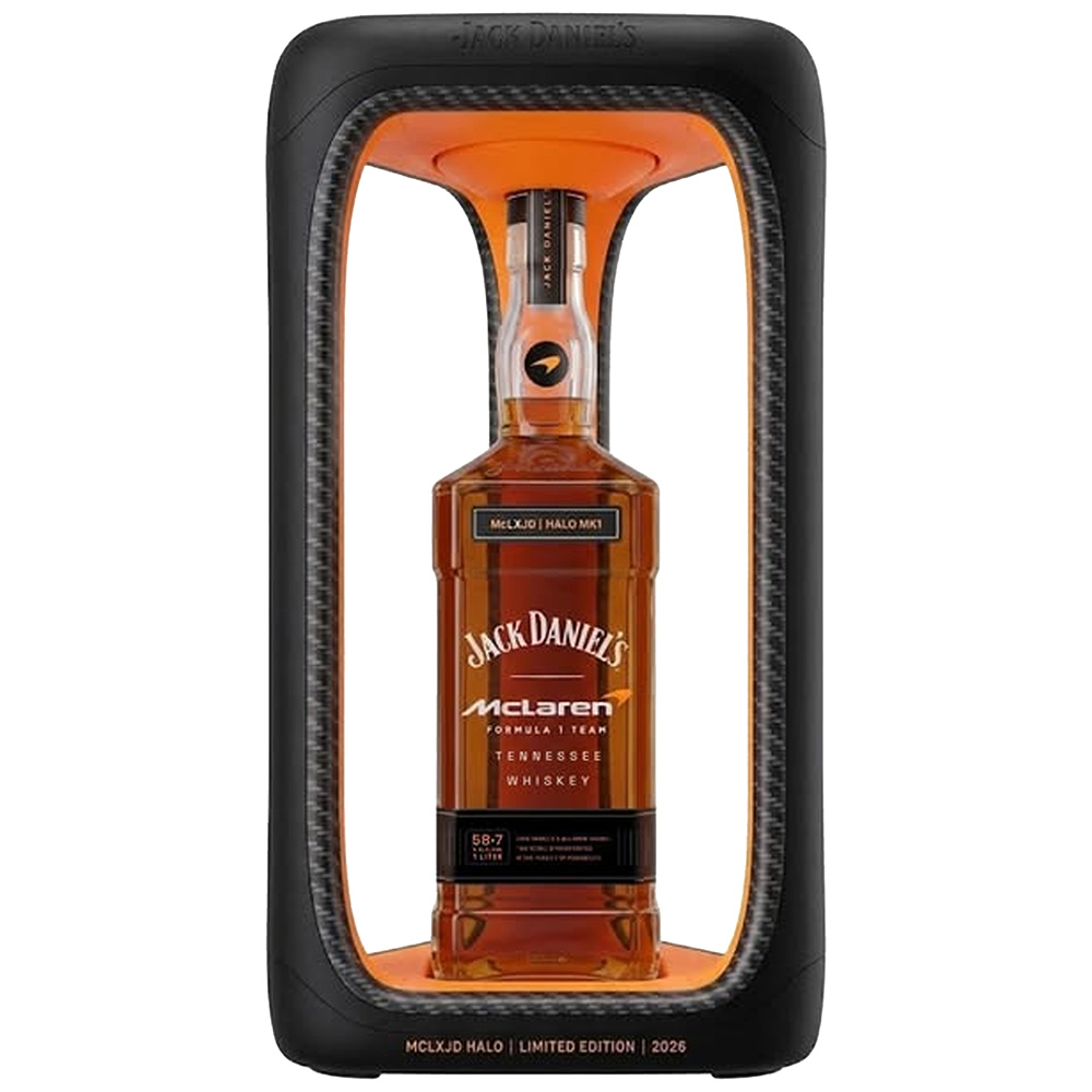 Jack Daniel's McLaren HALO MK1 Limited Edition Whiskey 1L bottle