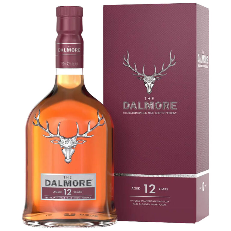The Dalmore 12 Year Old Single Malt Scotch Whisky 750ml
