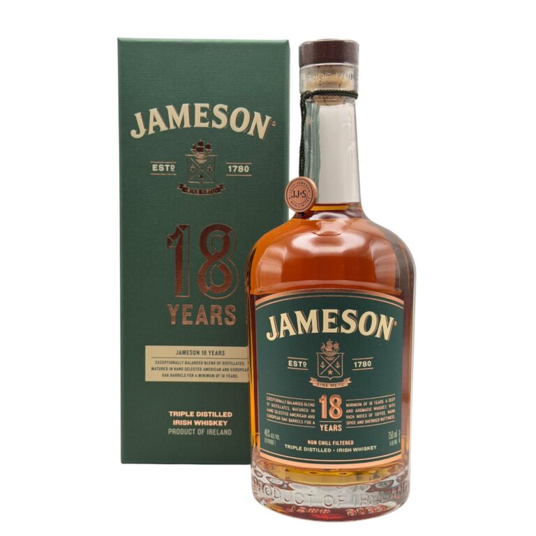 Jameson 18 Year Old Irish Whiskey 750ml bottle