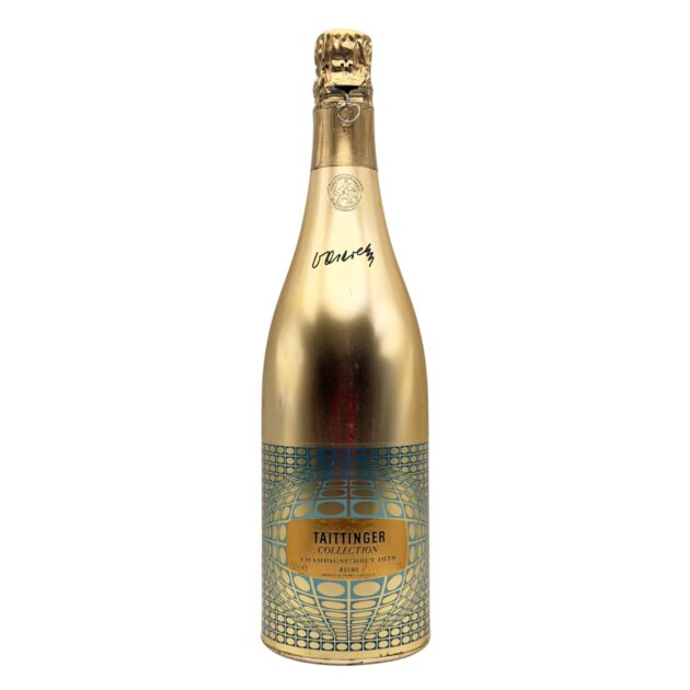 1978 Taittinger Collection Victor Vasarely Brut Champagne 750ml artist bottle