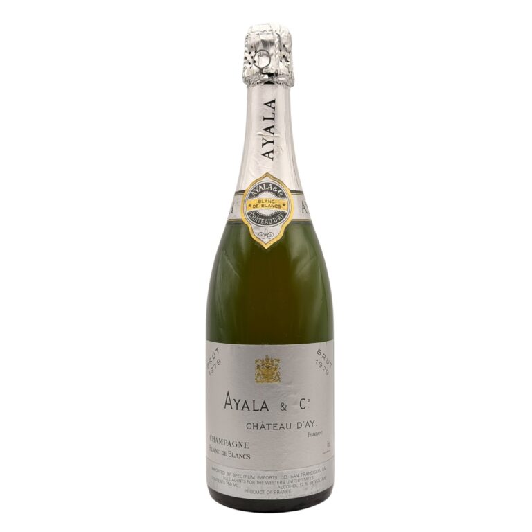 1979 Ayala Blanc de Blancs Brut Champagne 750ml bottle
