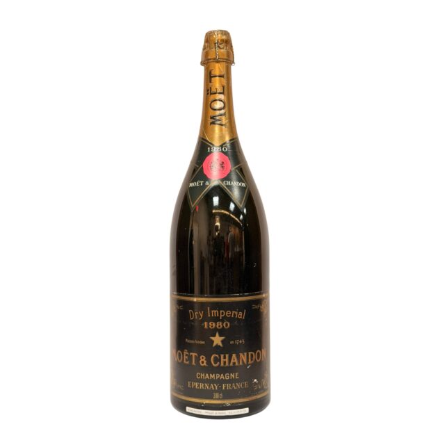 1980 Moët & Chandon Grand Vintage Brut Champagne 3L Jeroboam large-format collector bottle