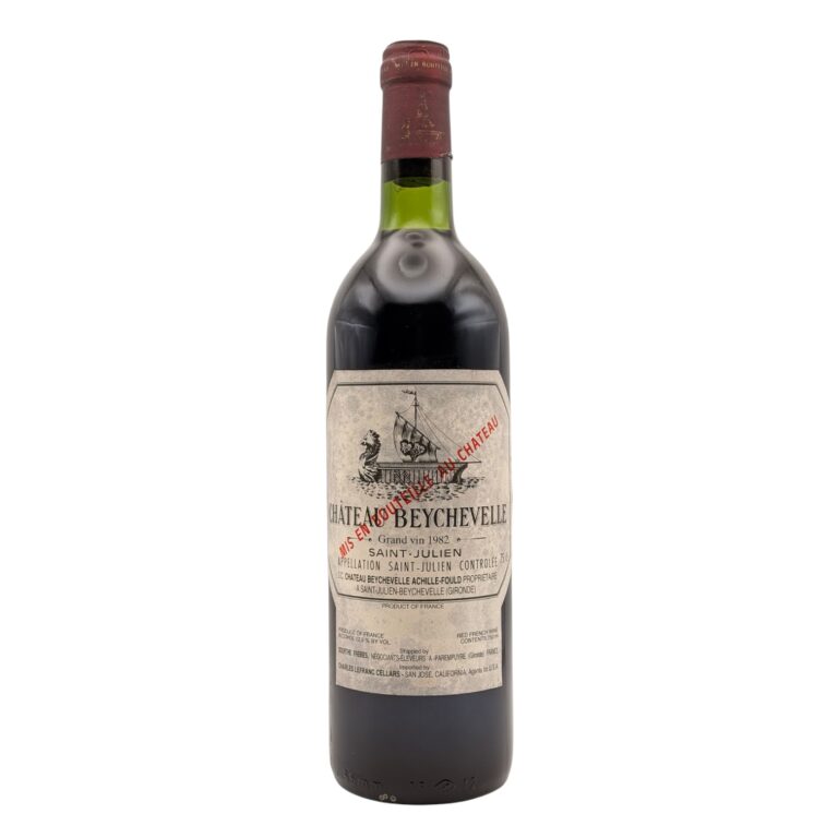 1982 Château Beychevelle Saint-Julien Bordeaux 750ml bottle