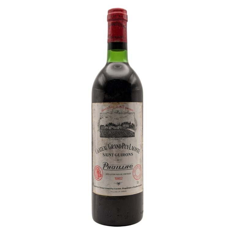 1982 Château Grand-Puy-Lacoste Saint Guirons Pauillac Grand Cru Classé 750ml bottle