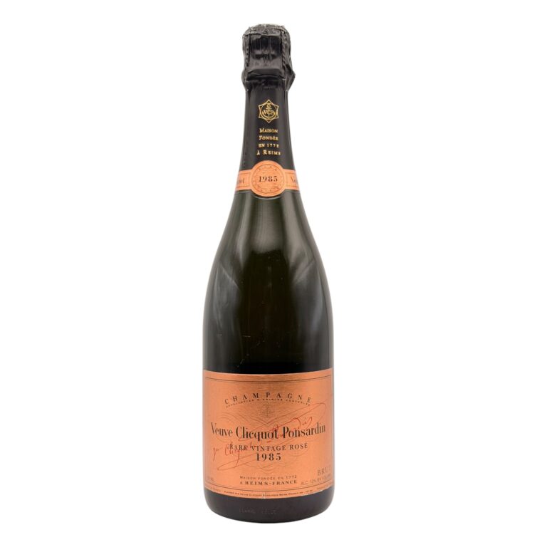 1985 Veuve Clicquot Ponsardin Rare Vintage Rosé Brut Champagne 750ml bottle