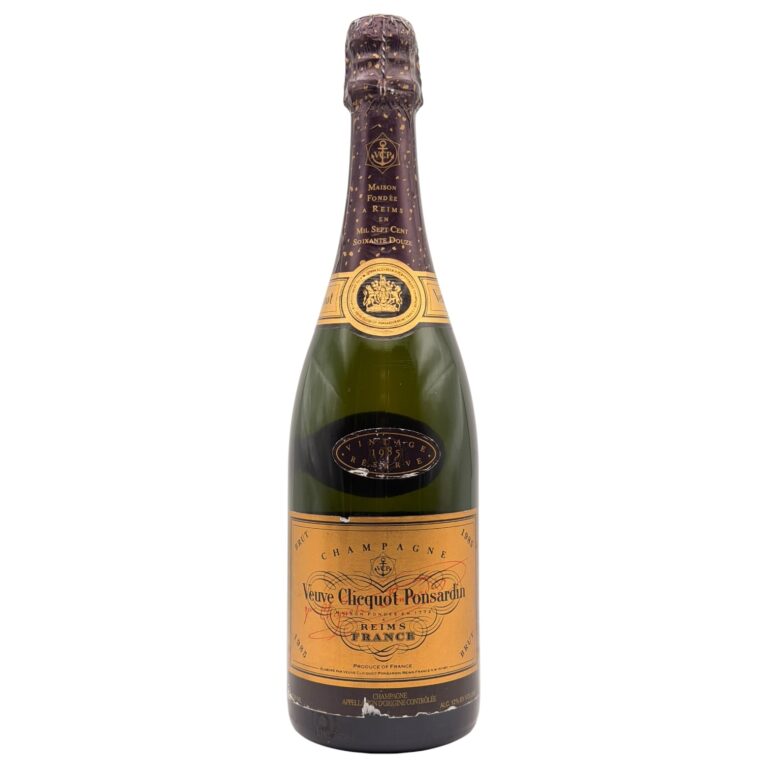 1985 Veuve Clicquot Ponsardin Vintage Reserve Brut Champagne 750ml bottle