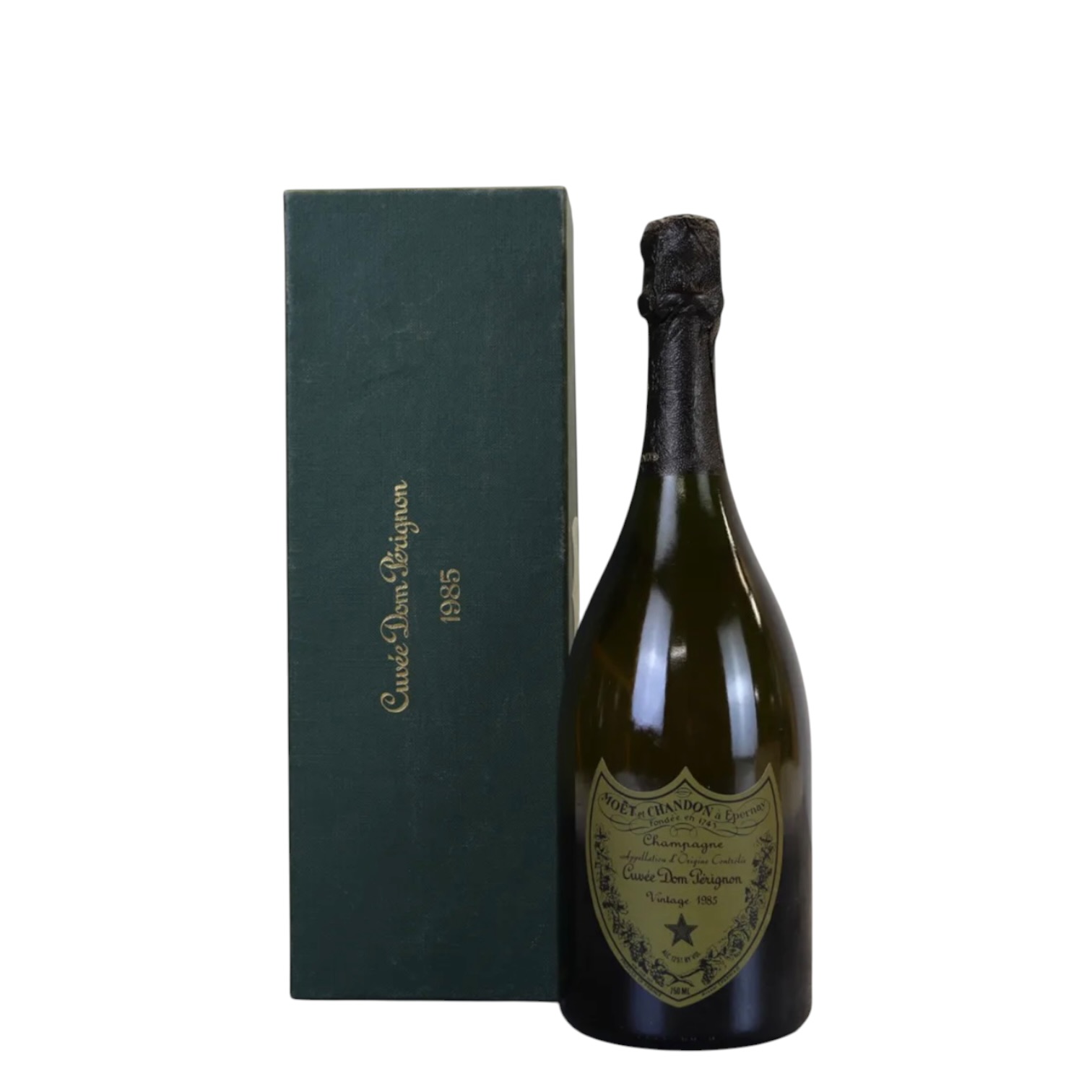 1985 Dom Pérignon Brut Champagne 750ml bottle with original gift box