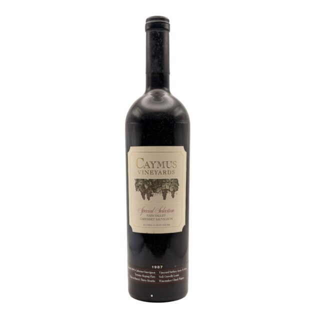 1987 Caymus Vineyards Special Selection Napa Valley Cabernet Sauvignon 750ml bottle