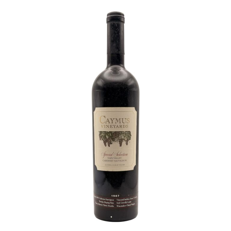 1987 Caymus Vineyards Special Selection Napa Valley Cabernet Sauvignon 750ml bottle