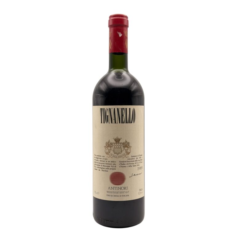 1989 Antinori Tignanello Toscana IGT 750ml bottle