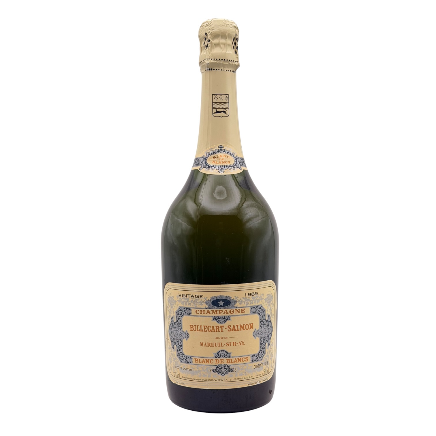 1989 Billecart-Salmon Blanc de Blancs Vintage Champagne 750ml bottle
