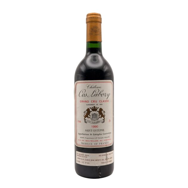 1990 Château Cos Labory Saint-Estèphe Grand Cru Classé 750ml bottle