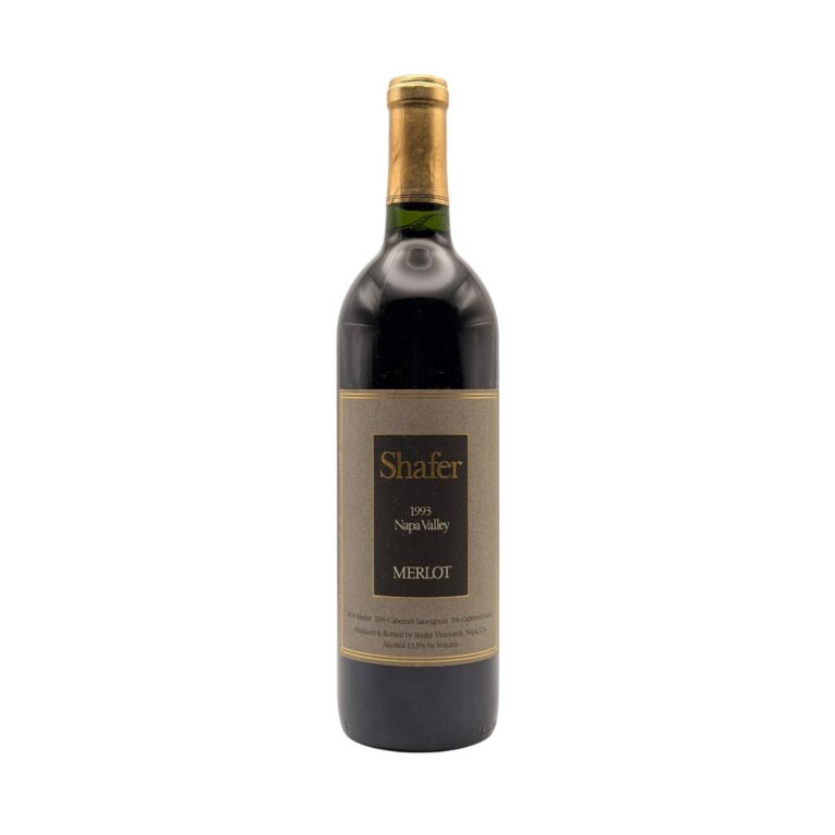 1993 Shafer Vineyards Napa Valley Merlot 750ml bottle