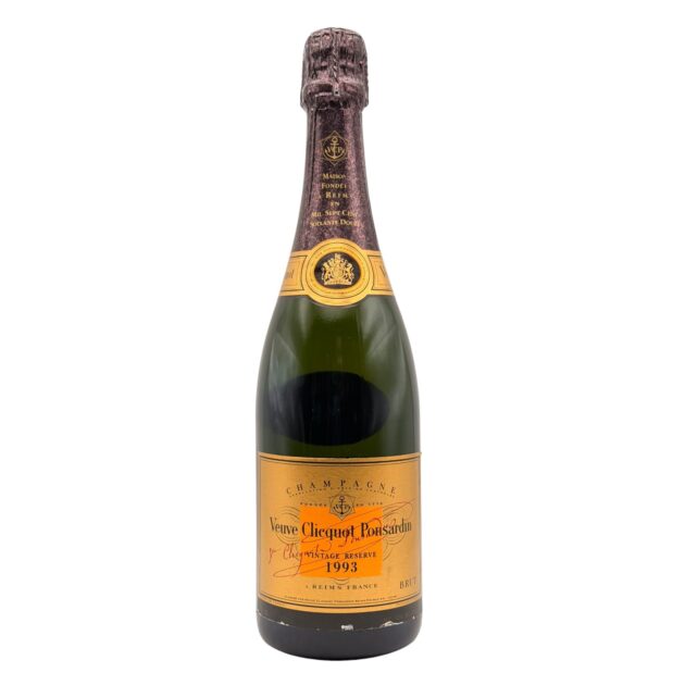 1993 Veuve Clicquot Ponsardin Vintage Reserve Brut Champagne 750ml bottle
