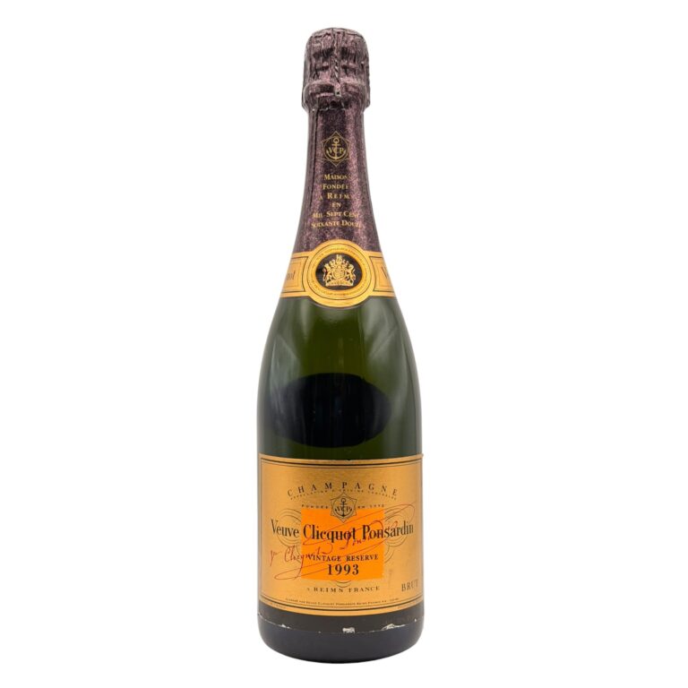 1993 Veuve Clicquot Ponsardin Vintage Reserve Brut Champagne 750ml bottle