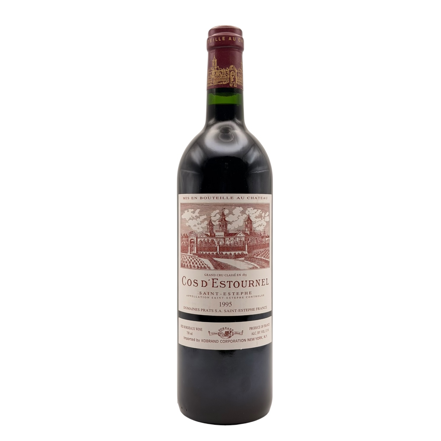 1995 Château Cos d’Estournel Saint-Estèphe Grand Cru Classé 750ml bottle