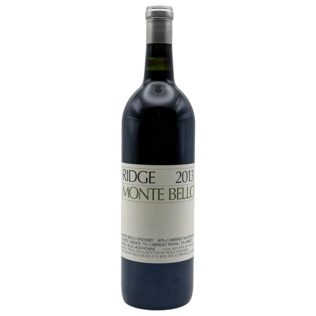2013 Ridge Vineyards Monte Bello Santa Cruz Mountains 750ml bottle