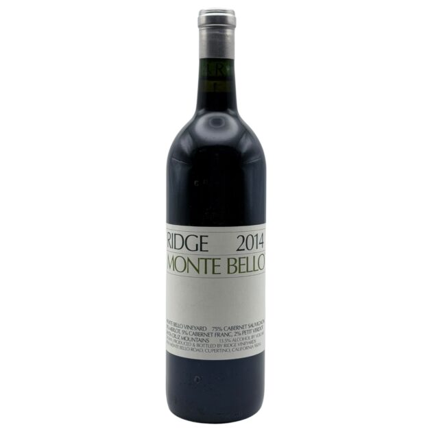 2014 Ridge Vineyards Monte Bello Santa Cruz Mountains 750ml bottle