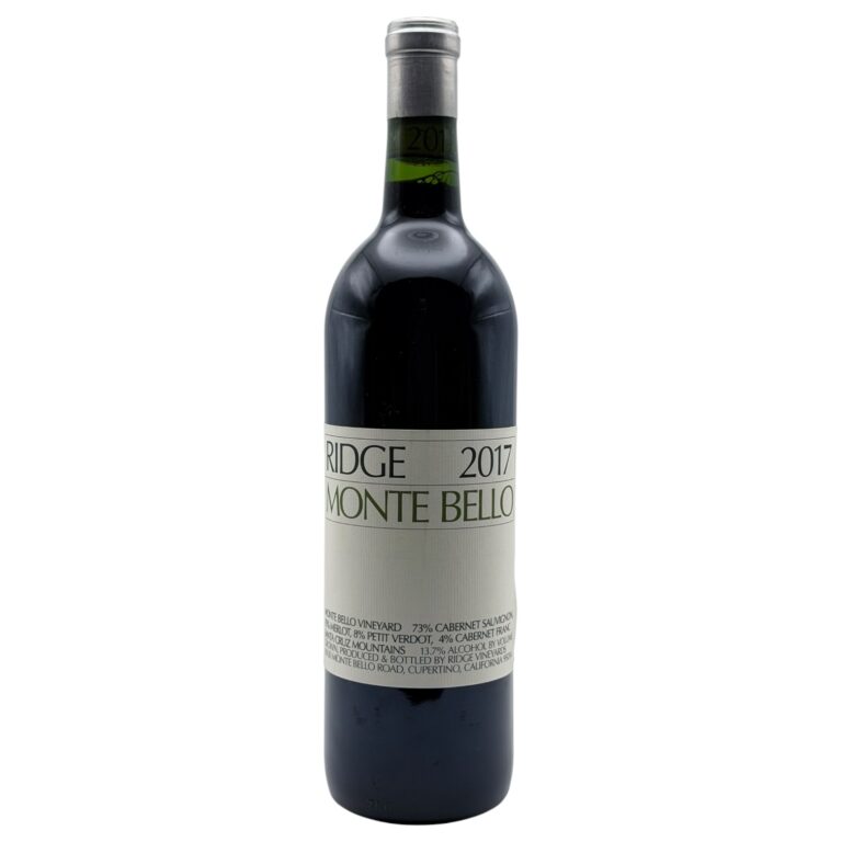 2017 Ridge Vineyards Monte Bello Santa Cruz Mountains 750ml bottle