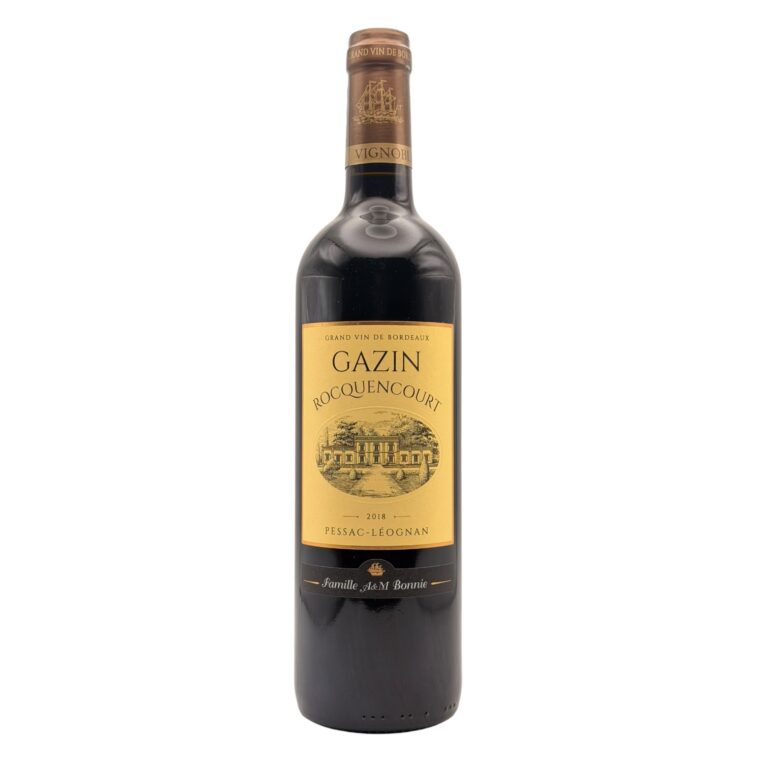 2018 Gazin Rocquencourt Rouge Pessac-Léognan Bordeaux Red Wine 750ml bottle