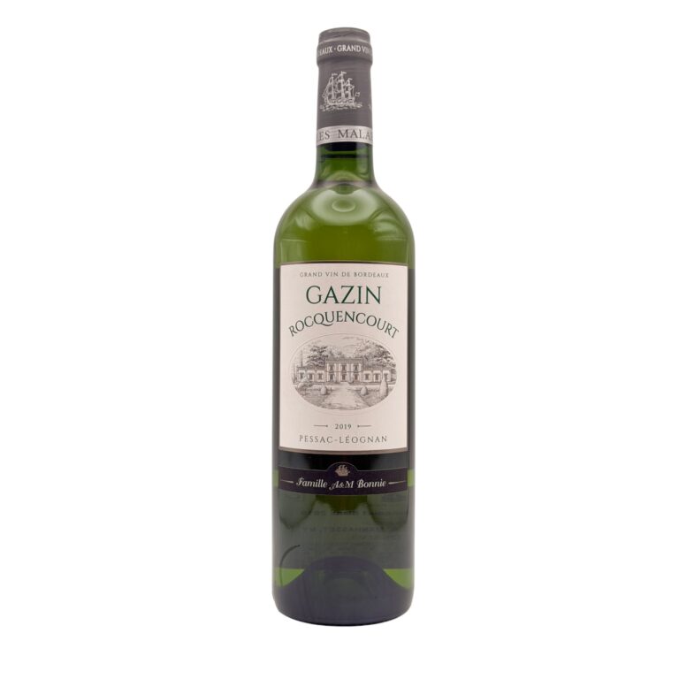 2019 Château Gazin Rocquencourt Blanc Pessac-Léognan White Bordeaux 750ml bottle