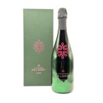 Champagne De Lossy Rosé Brut 750ml bottle with green gift box