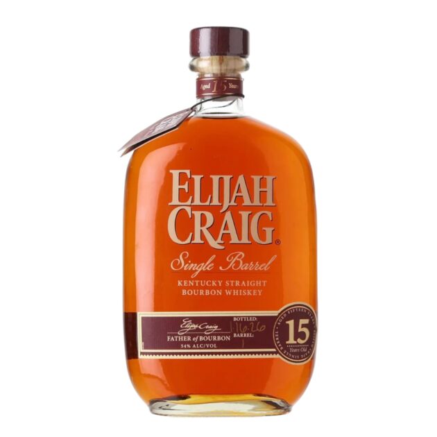 Elijah Craig Single Barrel 15 Year Kentucky Straight Bourbon Whiskey 750ml bottle
