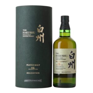 2024 The Hakushu 18 Year Old Peated Malt Single Malt Japanese Whisky 700ml bottle with gift box