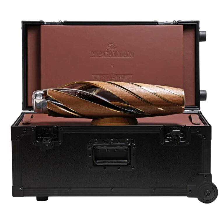 The Macallan Horizon Bentley Motors Edition Single Malt Scotch Whisky 700ml horizontal bottle with luxury collector case