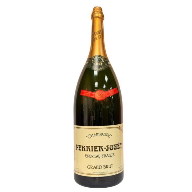 1980s era Perrier-Jouët Grand Brut Champagne 9L Salmanazar large-format collector bottle