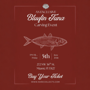 invite to miami tuna carving event