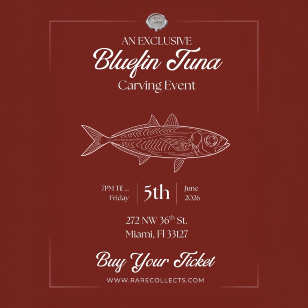 invite to miami tuna carving event