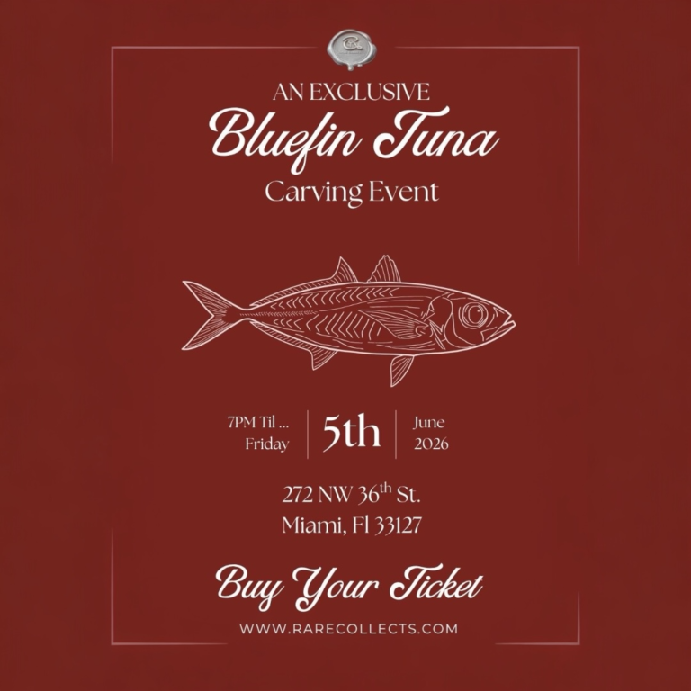 invite to miami tuna carving event