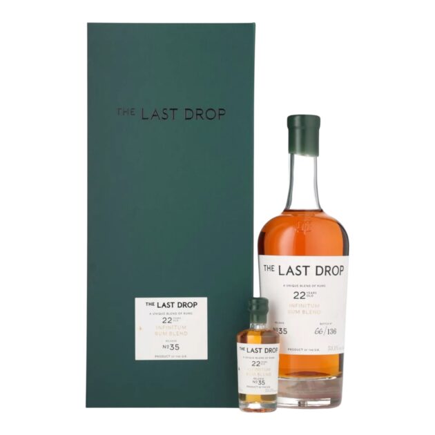 The Last Drop 22 Year Old Infinitum Rum Blend Release No. 35 700ml bottle with presentation box