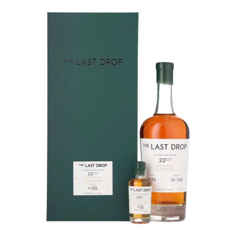 The Last Drop 22 Year Old Infinitum Rum Blend Release No. 35 700ml bottle with presentation box