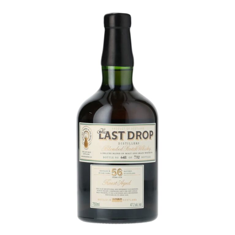 The Last Drop 56 Year Old Blended Scotch Whisky 750m bottle