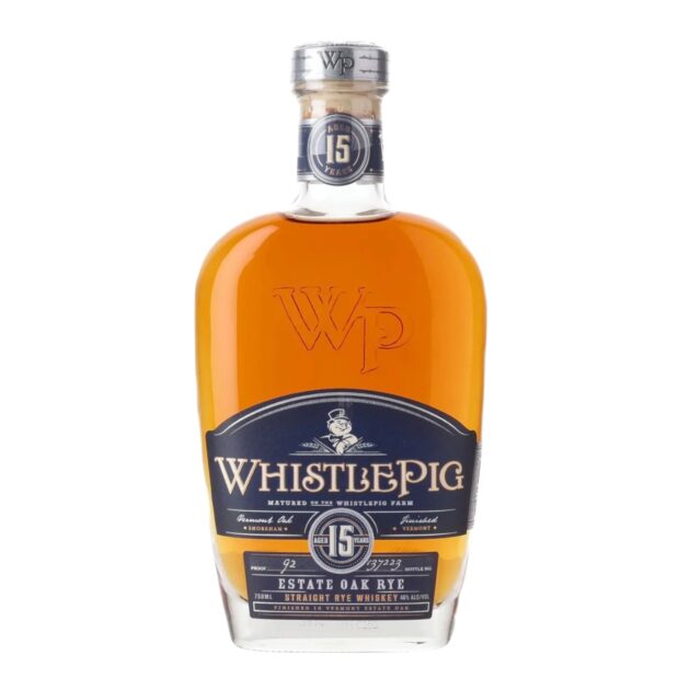 WhistlePig 15 Year Old Estate Oak Rye Straight Rye Whiskey 750ml bottle