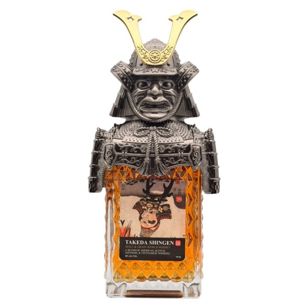 Yamato Armor Takeda Edition Japanese Whiskey 750ml samurai armor collectible bottle