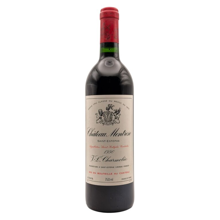 1990 Château Montrose Saint-Estèphe Grand Cru Classé Bordeaux 750ml bottle