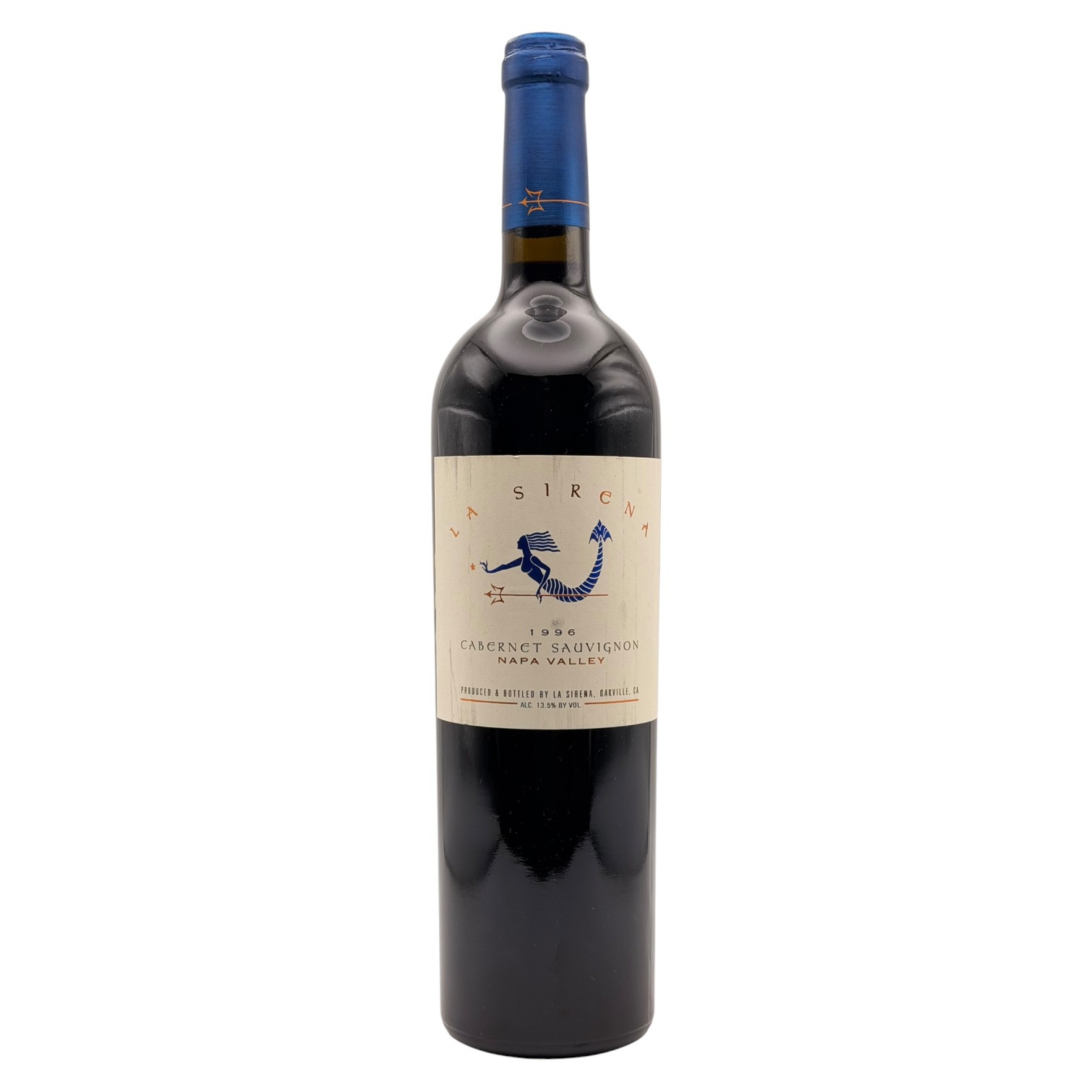1996 La Sirena Cabernet Sauvignon | Napa Valley | 750ml 1996 La Sirena Cabernet Sauvignon Napa Valley 750ml bottle