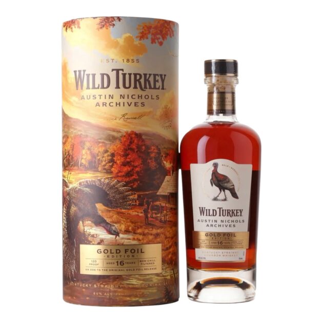 2026 Wild Turkey Austin Nichols Archives Gold Foil Edition 16 Year Old | Kentucky Straight Bourbon bottle