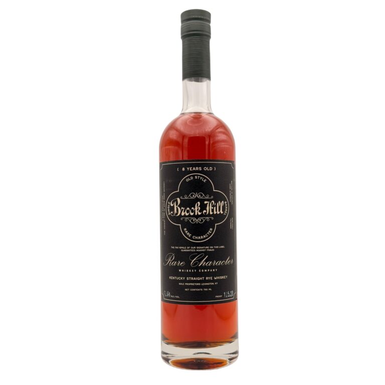 Brook Hill 8 Year Old Rare Character Kentucky Straight Rye Whiskey 750ml bottle