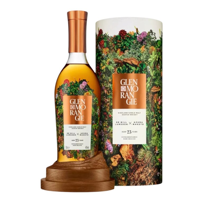 Glenmorangie Dr. Bill Lumsden x Azuma Makoto 23 Year Old Highland Single Malt Scotch Whisky 700ml bottle with gift tube