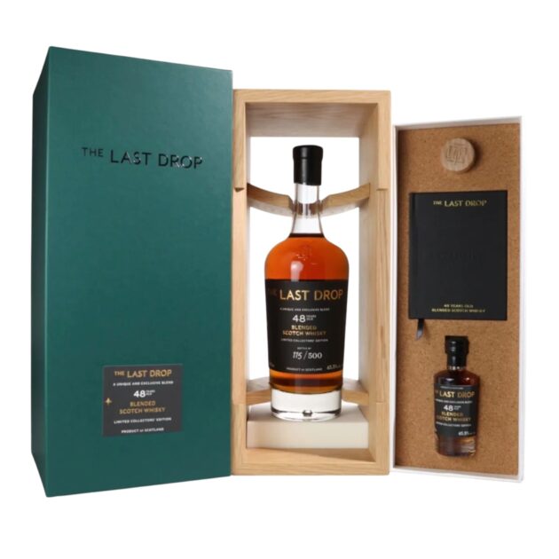 The Last Drop 48 Year Old Blended Scotch Whisky Limited Collectors Edition 700ml bottle with presentation case