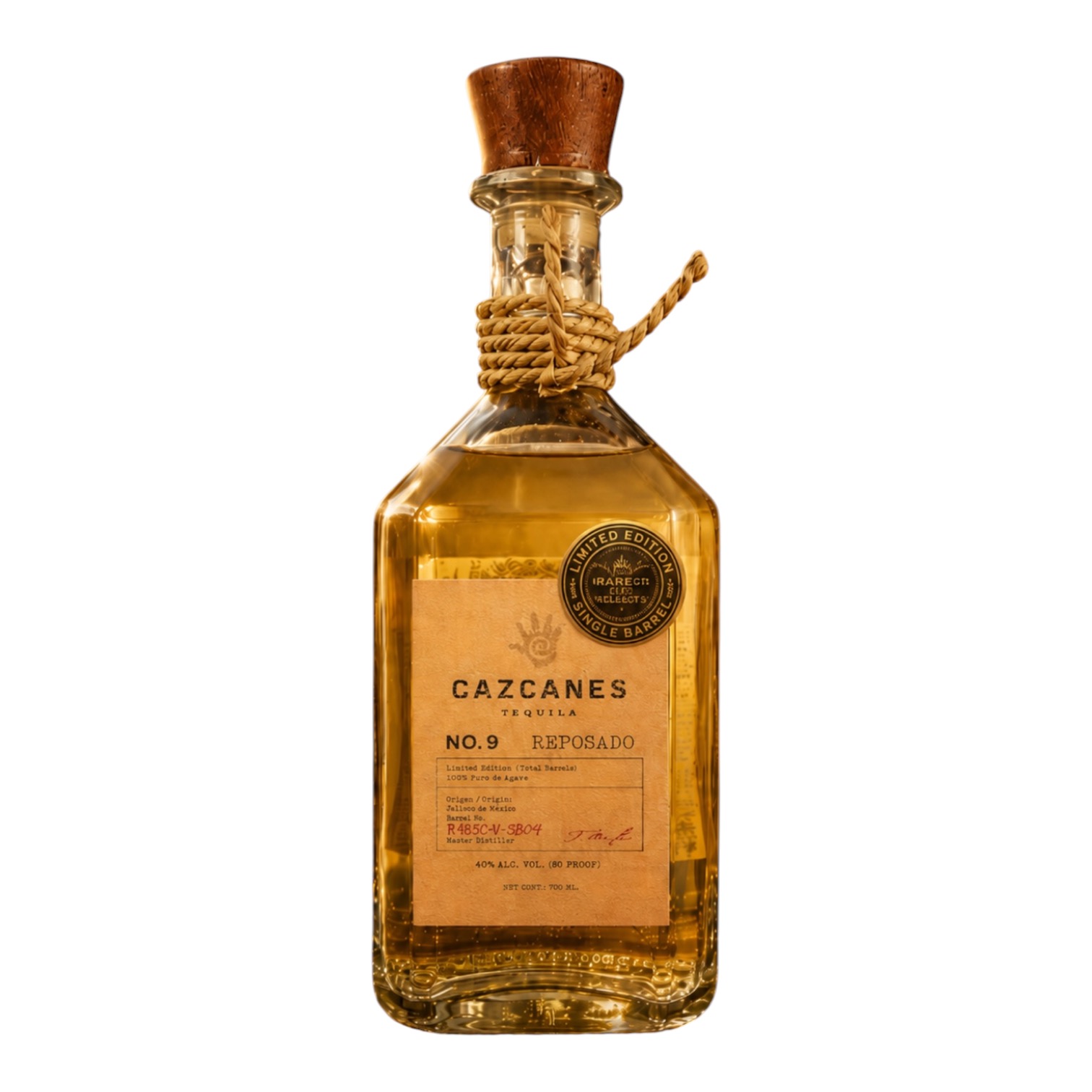 Photoroom_20260708_121135 Cazcanes No. 9 Reposado Rare Collects Single Barrel Pick Jack Daniel’s Barrel Finish 700ml bottle